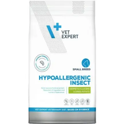 Hrana dietetica pentru caini Vetexpert 4T Hypoallergenic Insect Small Breeds 2 kg
