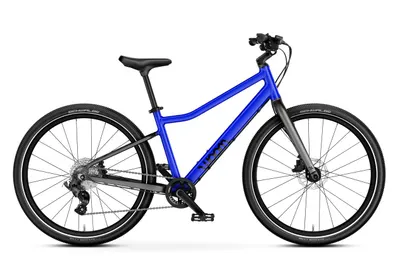 Bicicleta copii Woom 5 Explore cu roti 24" albastru magnetic blue
