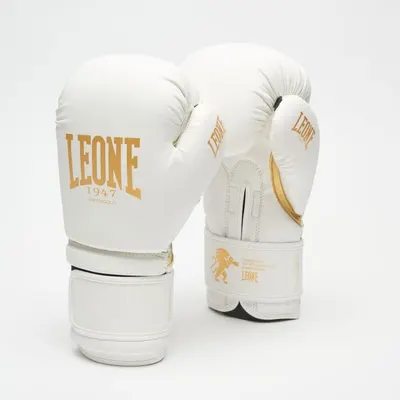 Manusi de Box Leone Albe-Aurii