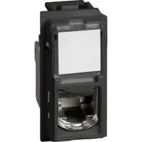 Priza date RJ45 Cat.6A Utp Bticino Living Now KG4279C6A, negru