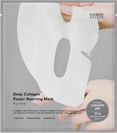 Sungboon Editor Deep Collagen Mască facială pe foaie Power Boosting, 37 g