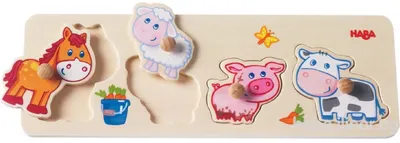 Puzzle din lemn Haba - Animale