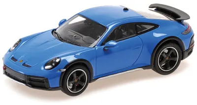 Model colecționabil MINICHAMPS Contemporary: Automobile - Porsche 911 Dakar, 2022, Blue, L. E. 336 pcs.