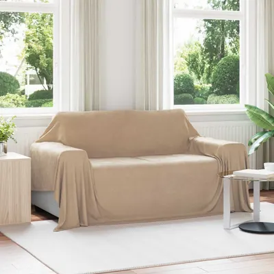 vidaXL Pături de aruncat 6 buc. Culoare Cămilă 280 x 210 cm 4.75 kg