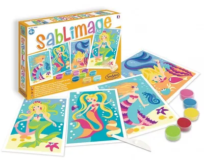 Set de desen cu nisip Sentosphere - Sirene