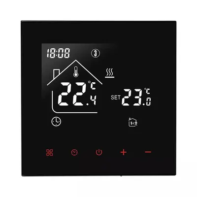 Termostat pentru incalzirea termica pe gaz BeOk TDR89-WPB negru