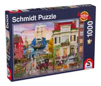 Puzzle Schmidt din 1000 de piese - Navă lângă port
