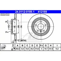 Disc frana ATE 24.0112-0189.1