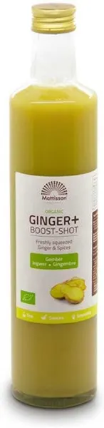 Mattisson Healthstyle Ogranic Ginger+ Boost Shot, 500 ml