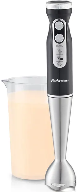 Blender Rohnson - R-5746, 0.7 l, 9 viteze, 1000W, negru/argintiu