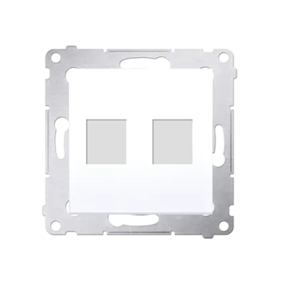Capac pentru prize telefonice si de retea RJ45/RJ12, alb