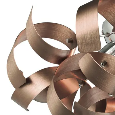 Lampa tavan Rawley 4 Light Flush Brushed Copper 40cm