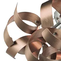 Lampa tavan Rawley 4 Light Flush Brushed Copper 40cm
