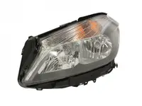 Far stanga (H15 H7 PY21W, reglaj electric, cu motoras, fundal cromat, Semnalizator argintiu) MERCEDES Clasa A (W176)