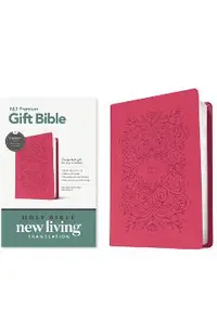 Premium Gift Bible Nlt, Filament Enabled (Leatherlike, Very Berry Pink Vines, Red Letter) -