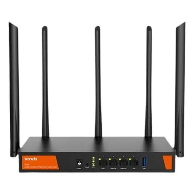 Router business, Tenda TND-W30E, multi-WAN, WiFi 6, Dual Band, AX3000, 200 utilizatori, Management