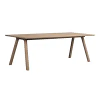 Masă de dining extensibilă din lemn de stejar 95x220 cm Clapperton – Rowico