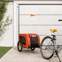 Gossi remorca bicicleta animale companie portocaliu/negru oxford/fier