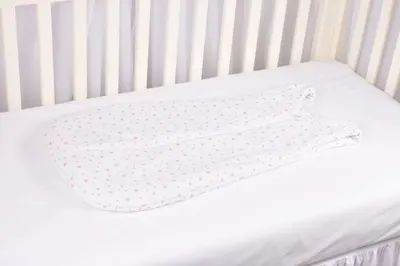 Saculet de dormit gros din bumbac model stelute 12-24 luni