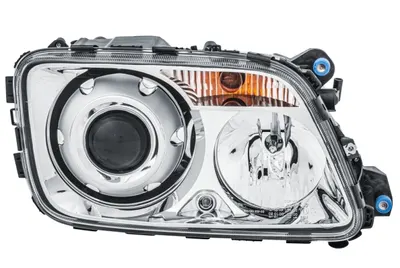 Far dreapta (D1S H1 PY21W W5W, culoare interior: crom, culoare semnalizator: transparent) potrivit MERCEDES ACTROS MP2 MP3 10.02