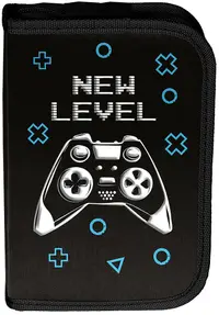 Penar cu rechizite Paso New Level - 1 fermoar