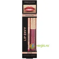Set Lip Envy Wow Pink: Luciu de Buze Ultra Neted si Lucios 3.5ml + Creion de Buze cu Finish Satinat 0.3g