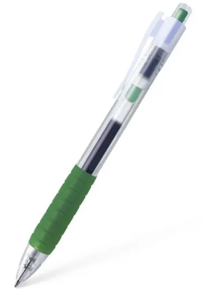 Stilou rolă automată Faber-Castell Fast Gel - 0.7 mm, verde