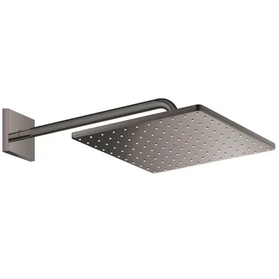 Dus fix Grohe Rainshower 310 Cube 26564A00, 1/2 inch, montare pe perete, 1 pulverizare, 310 mm, anti-calcar, lucios, hard graphite