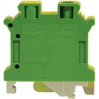 Clema sir 25 mmp verde galben cu impamantare