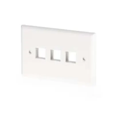 Placa ornament n3 INLETS THERMOPLASTIC WHITE