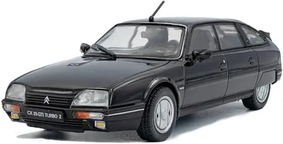 Model de colecție SOLIDO Moderne: Automobile - Citroen CX GTI Turbo II, Noir Onyx, 1989