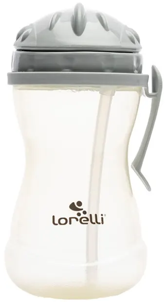 Sticlă sport cu mâner Lorelli - 360 ml, gri