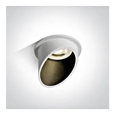 Zily E1 GU10 50W 220-240V IP20 alb-negru