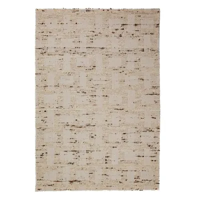 Covor în culoare naturală țesut manual din amestesc de lână 140x200 cm Rova Blend – Flair Rugs
