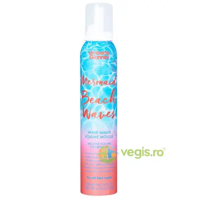 Spuma pentru Volum si Texturarea Parului cu Filtru UV Mermaid Beach Waves 200ml
