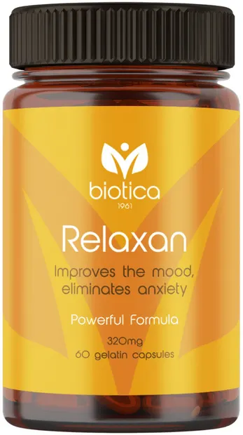 Relaxan, 320 mg, 60 capsule de gelatină, Biotica 1961