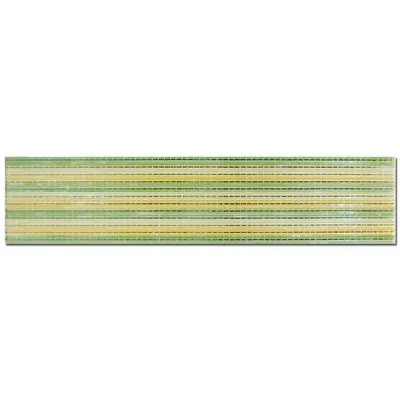 Brau decorativ faianta baie / bucatarie Textline Green 7 x 40
