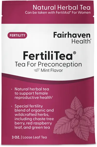 Ceai FertiTea pentru femei, 85 g, Fairhaven Health