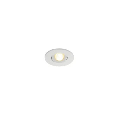 Spot incastrat, NEW TRIA 45 Ceiling lights, white LED, 3000K, round, matt white, 30°, incl. driver, clip springs