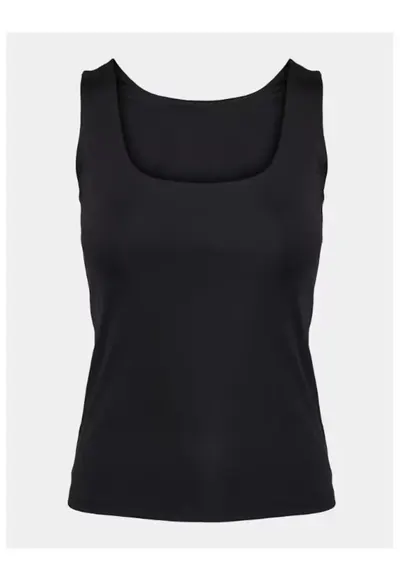 Top dama - 303613242 - Poliester - Negru