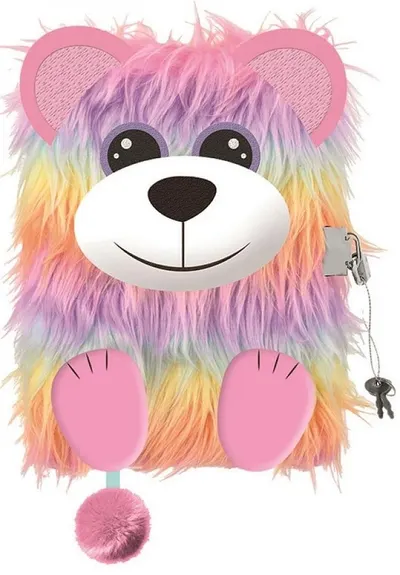 Jurnal secret de pluș St. Majewski My Little Friend - Rainbow Bear