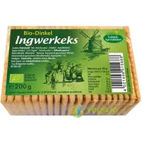 Biscuiti din Grau Spelta cu Ghimbir Ecologici/Bio 200g