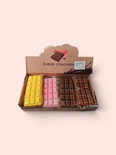 Jucărie Antistres Squishy „Tabletă de Ciocolată” – Daban Chocolate, Slow Rising,16x7 cm , En-gros