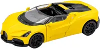 Mașinuță metalică Re-El Toys - Bugatti Mistral W16 2023, 1:43, galben