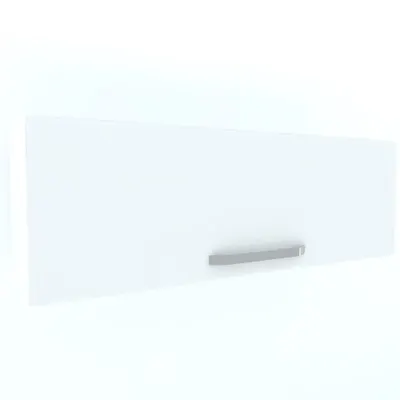 Armonia Suspendat orizontal cu 1 usa cu maner front MDF Alb lucios