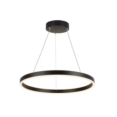Lampa suspendata, lustra ONE 60 Pendant, black Indoor LED pendant light black CCT switch 2700/3000K