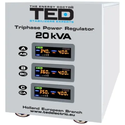STABILIZATOR tensiune trifazat 380V 16 kw 20Kva