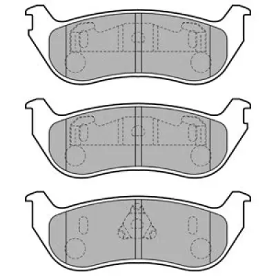 Set placute frana, frana disc DELPHI LP1859