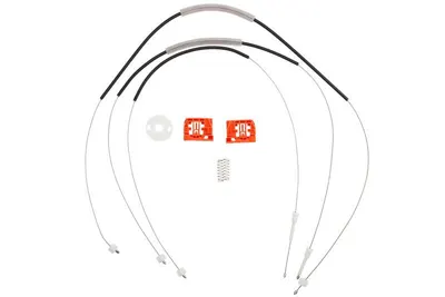 Set reparatie macara geam stanga/dreapta potrivit VW CADDY III, CADDY III/MINIVAN, TOURAN 2003-2015 - (set, electric)