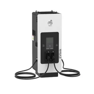 EVlink, Statie de incarcare Fast Charge Pro DC, 150kW, cu doi conectori CCS2, cablu 7.5 m